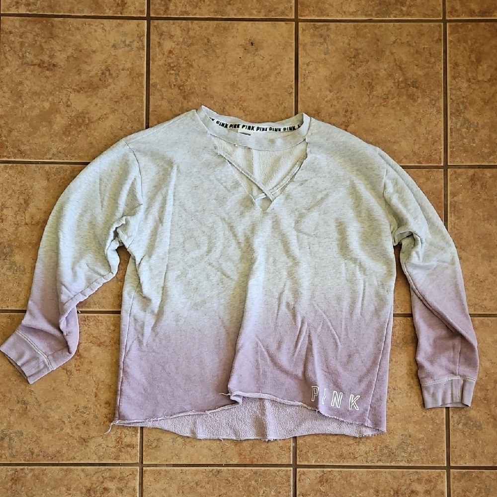 PINK Purple Ombre Sweatshirt